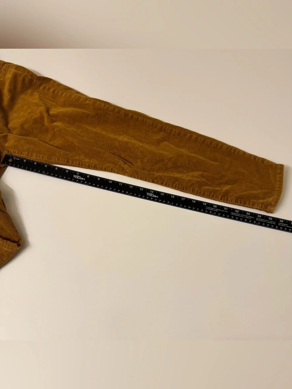 J Crew Skinny Corduroy Mid Rise Pant Womens Brown Ankle Length Size 30